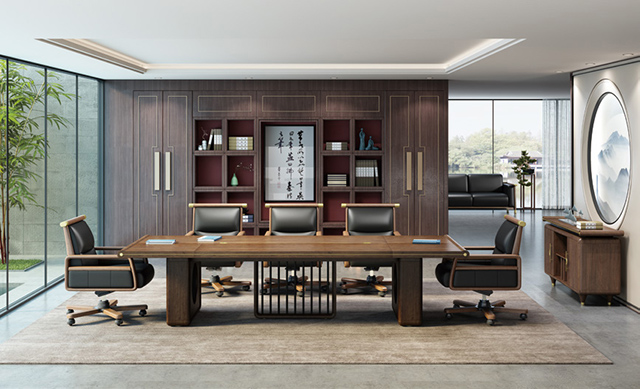 行云會(huì)議桌椅3.2米